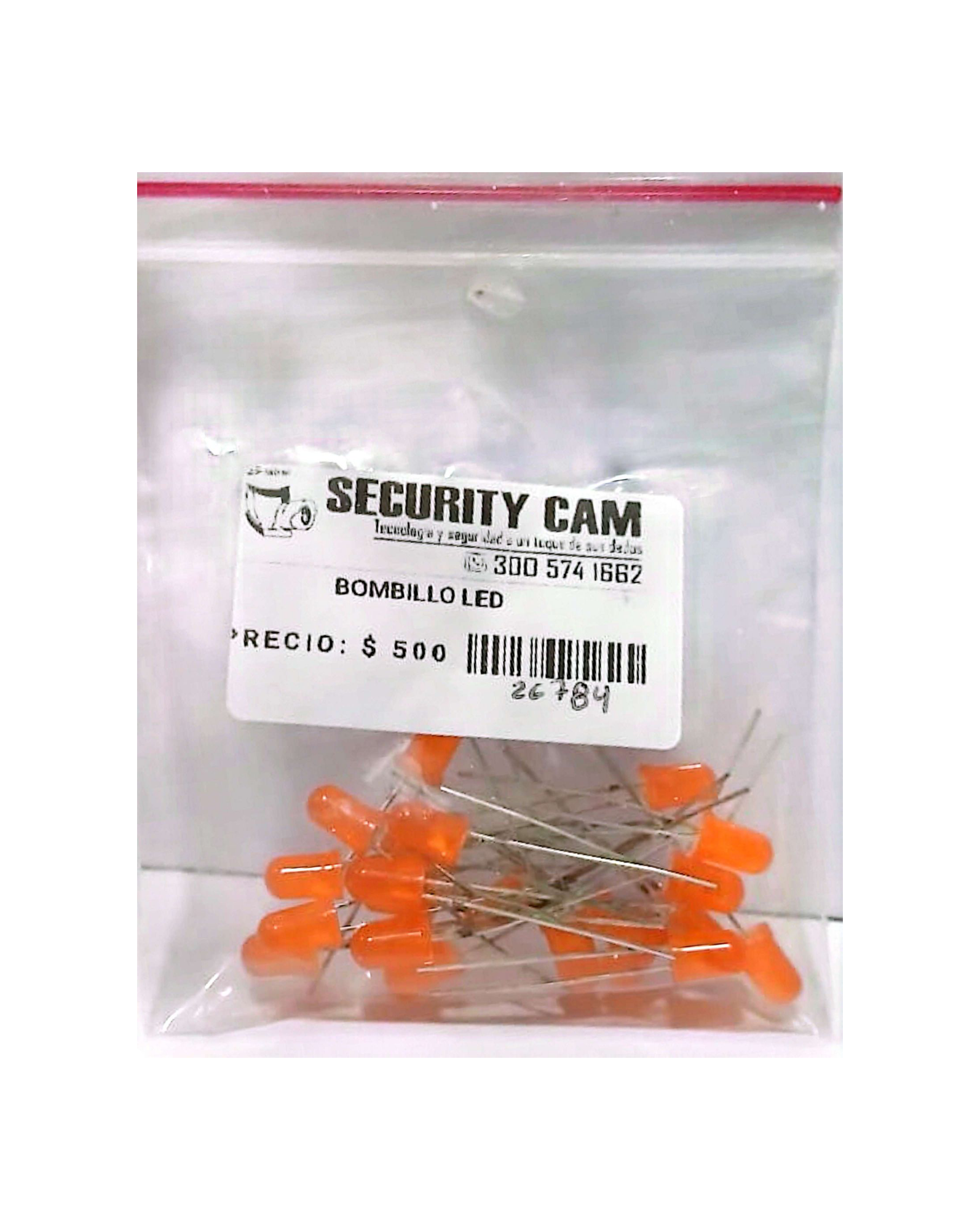 BOMBILLO LED NARANJA